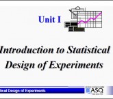 Introduction of statistical design of experiment