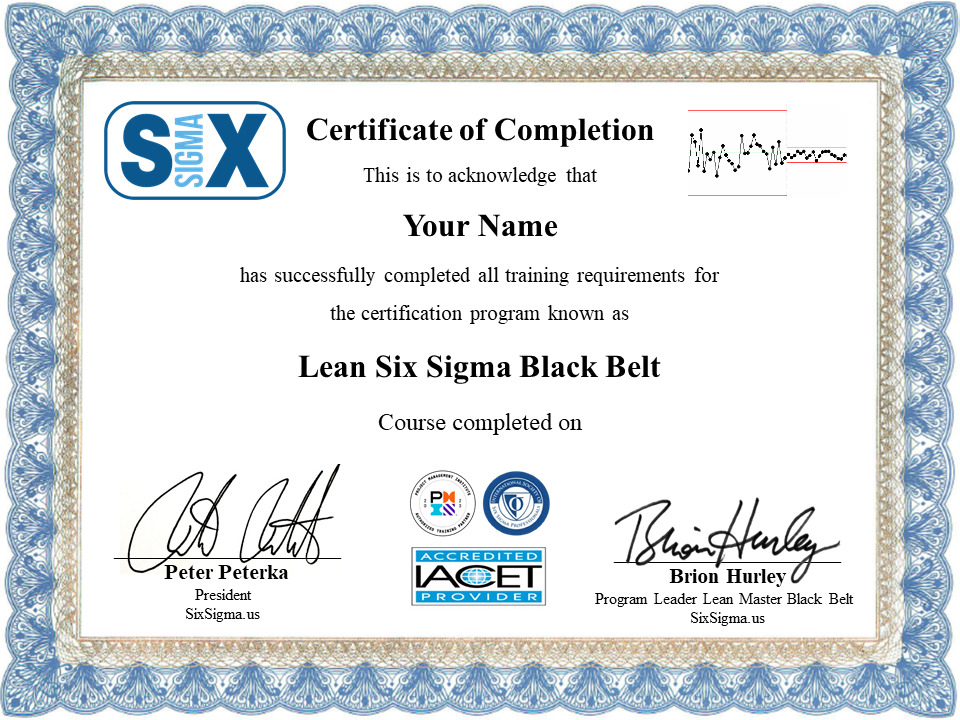 Get Lean Six Sigma Black Belt Certified - SixSigma.us